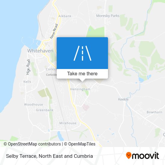 Selby Terrace map