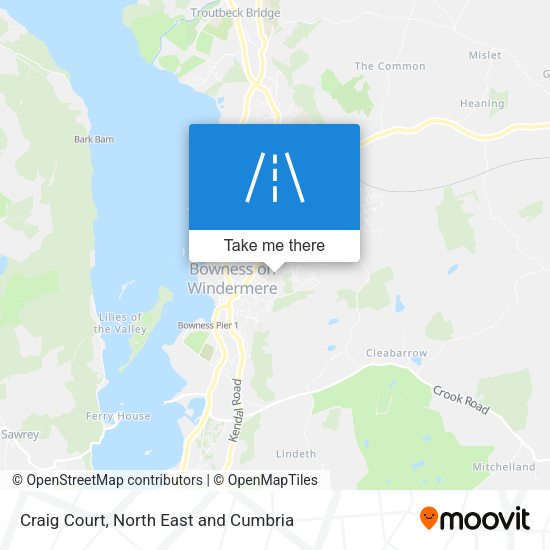 Craig Court map