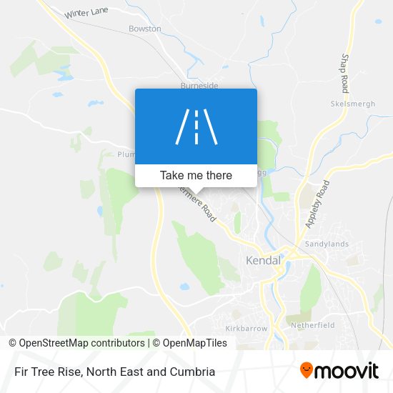 Fir Tree Rise map