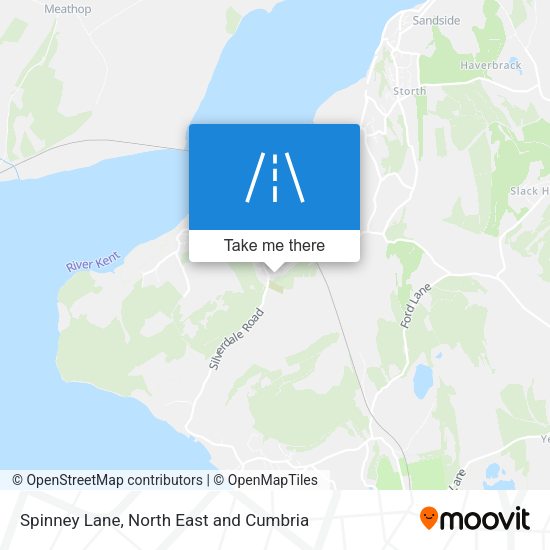 Spinney Lane map