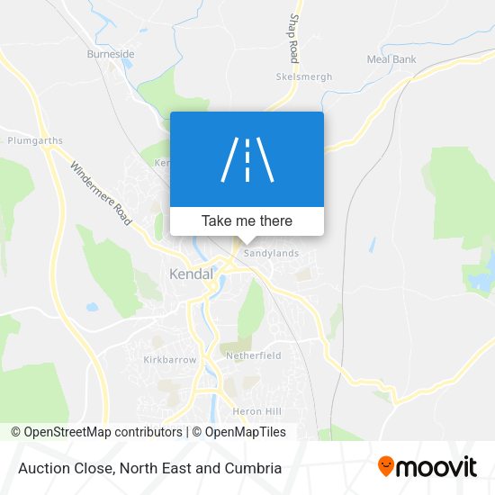 Auction Close map