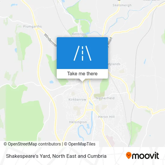 Shakespeare's Yard map