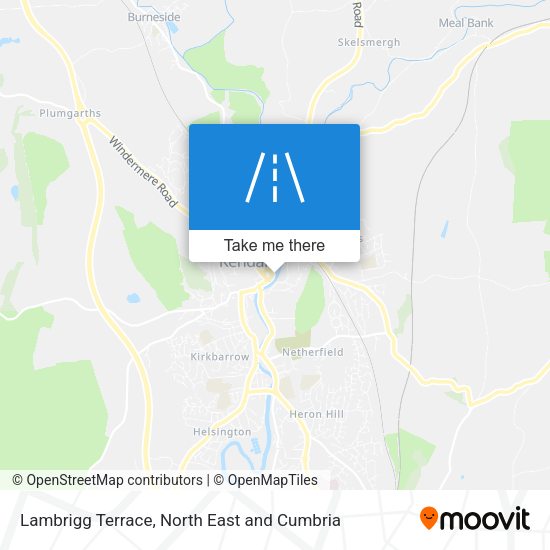 Lambrigg Terrace map