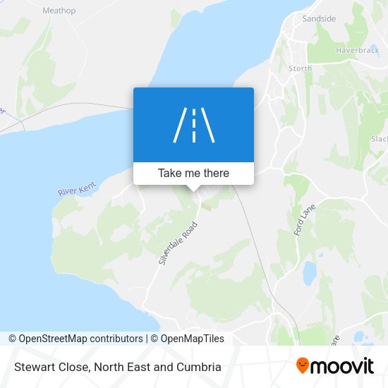 Stewart Close map