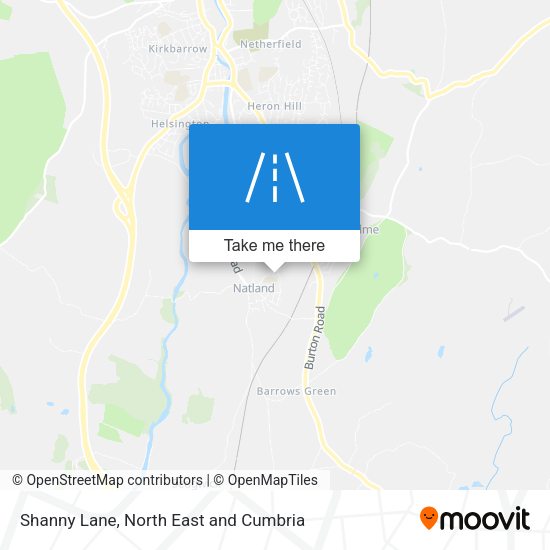 Shanny Lane map
