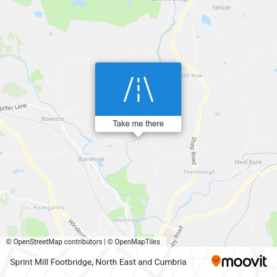 Sprint Mill Footbridge map