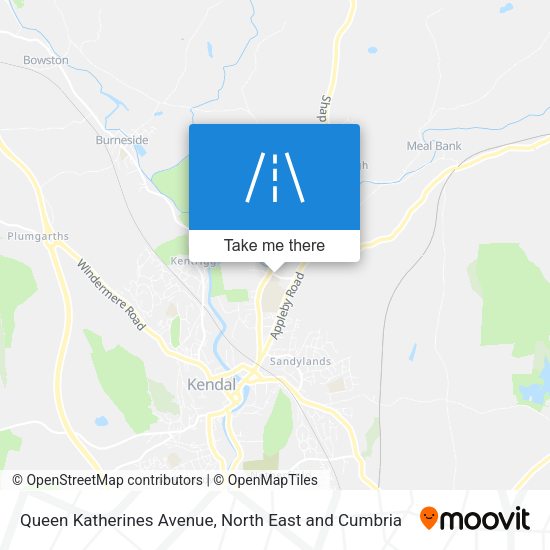 Queen Katherines Avenue map
