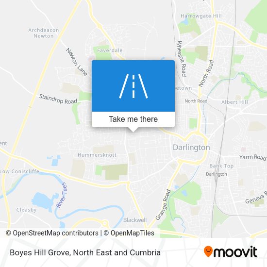 Boyes Hill Grove map