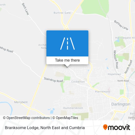 Branksome Lodge map