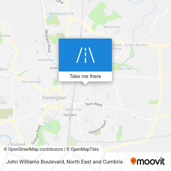 John Williams Boulevard map