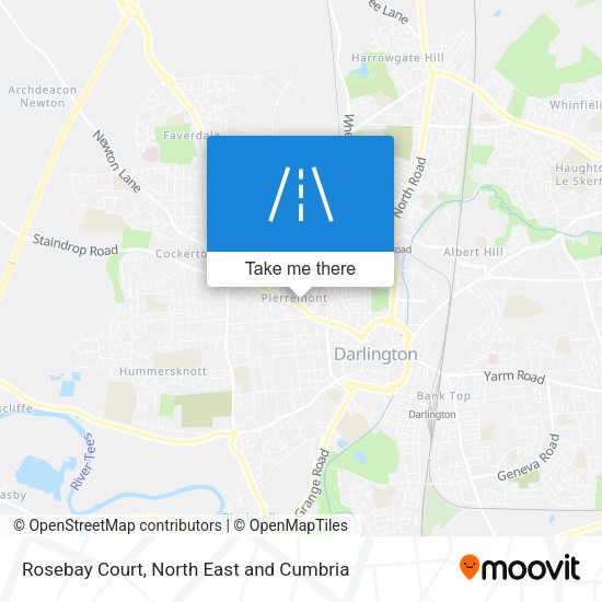 Rosebay Court map