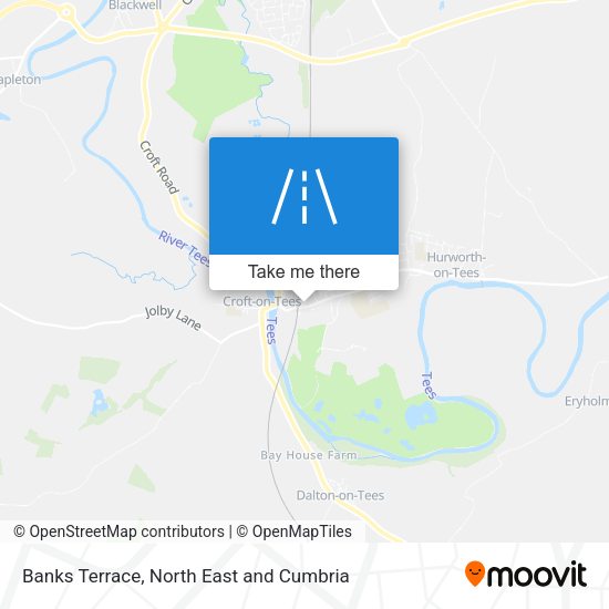 Banks Terrace map
