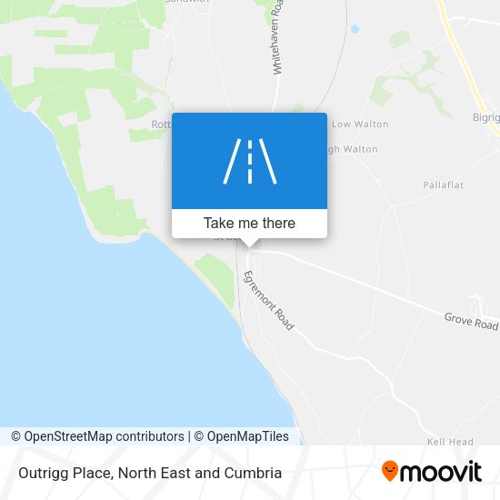 Outrigg Place map