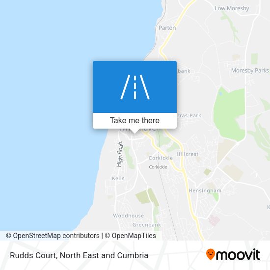 Rudds Court map