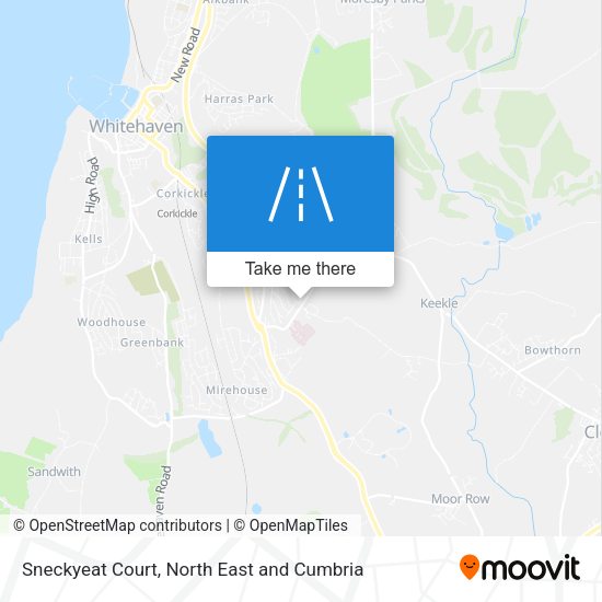 Sneckyeat Court map