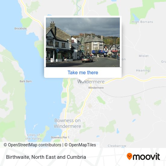Birthwaite map