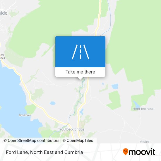 Ford Lane map