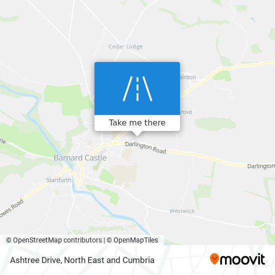 Ashtree Drive map