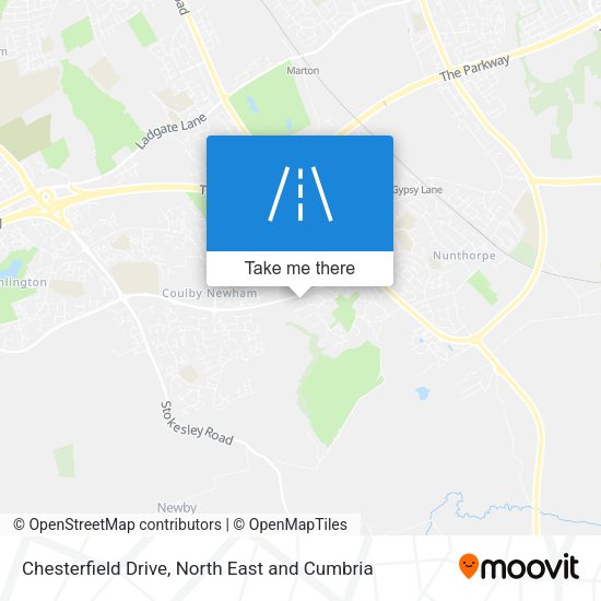 Chesterfield Drive map