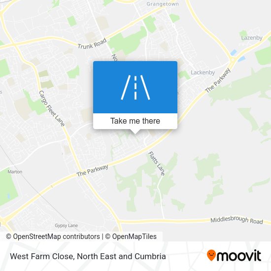 West Farm Close map