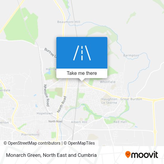 Monarch Green map
