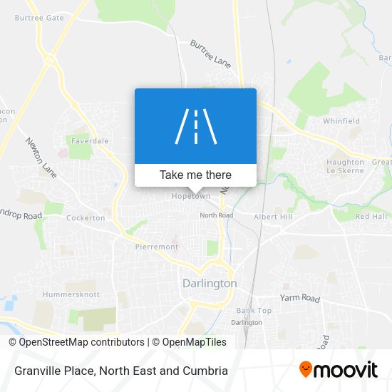 Granville Place map