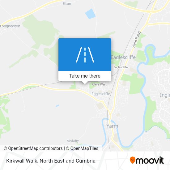 Kirkwall Walk map