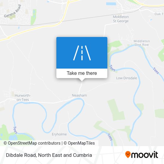 Dibdale Road map