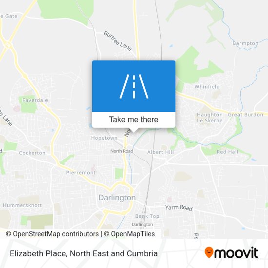 Elizabeth Place map