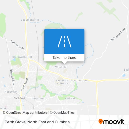 Perth Grove map