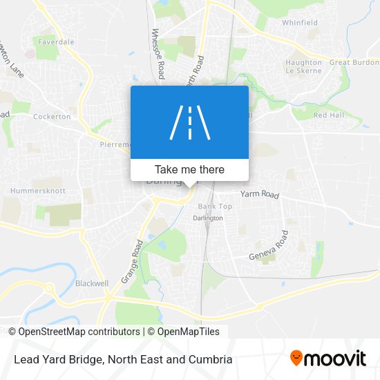 Lead Yard Bridge map