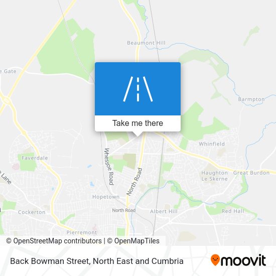 Back Bowman Street map