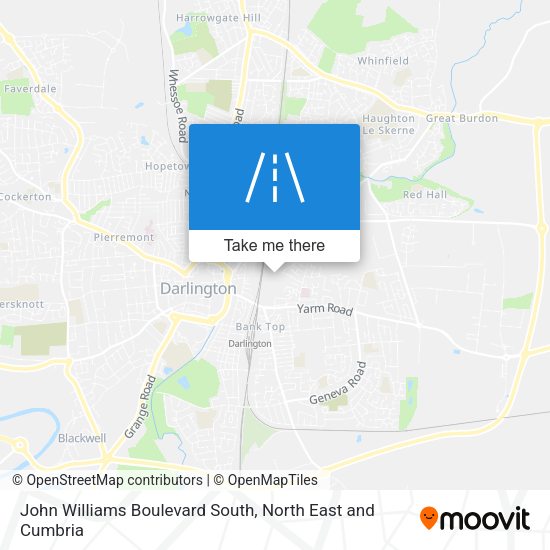 John Williams Boulevard South map