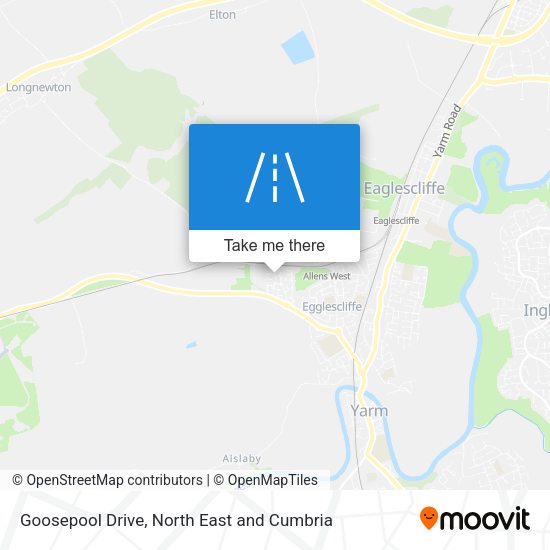 Goosepool Drive map