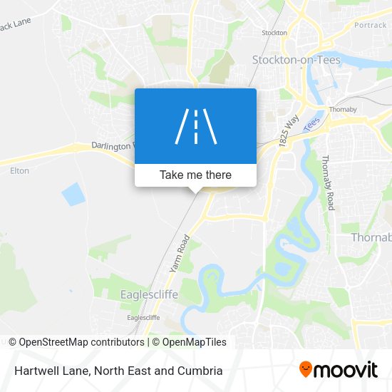 Hartwell Lane map