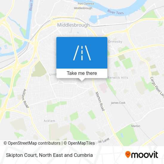 Skipton Court map