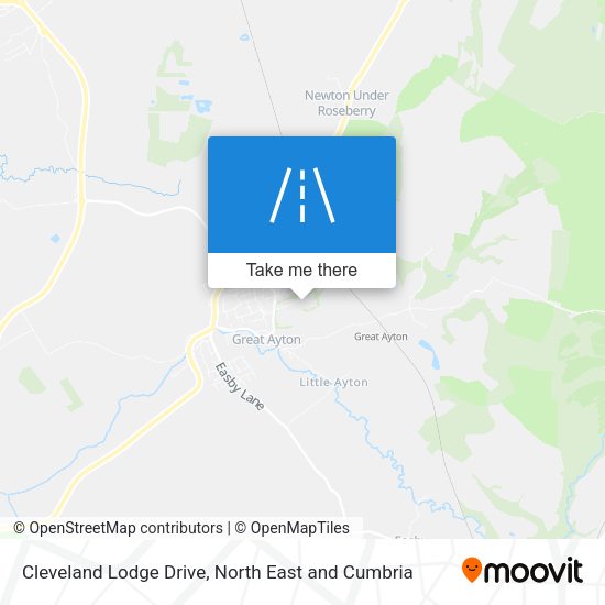 Cleveland Lodge Drive map