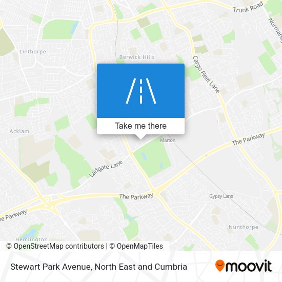 Stewart Park Avenue map
