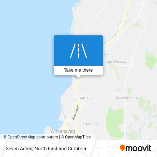 Seven Acres map