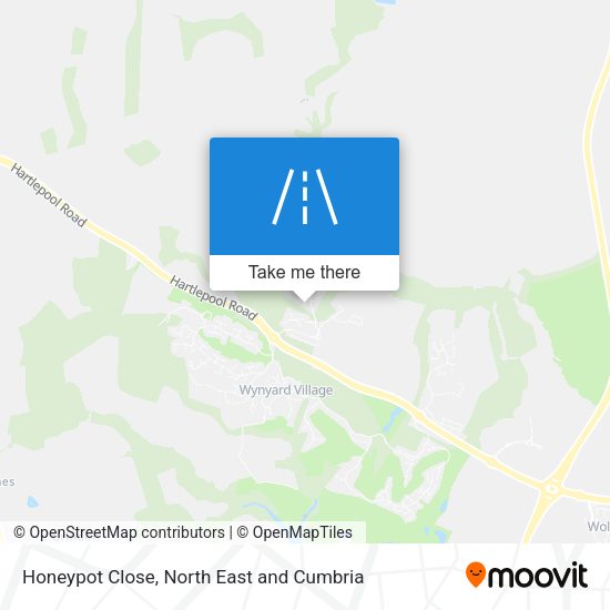 Honeypot Close map