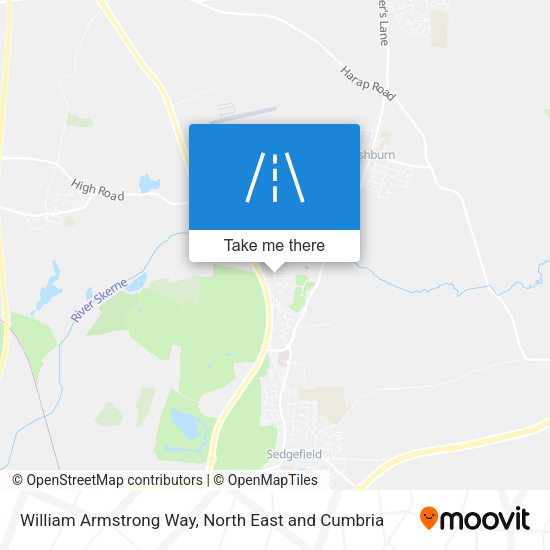 William Armstrong Way map
