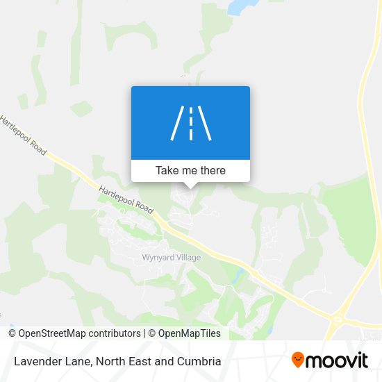 Lavender Lane map