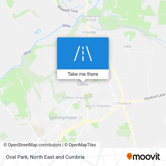 Oval Park map