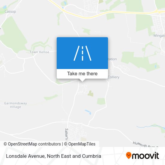 Lonsdale Avenue map