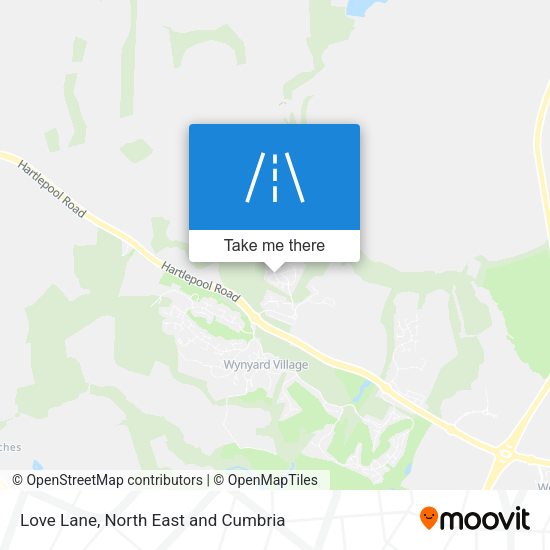 Love Lane map