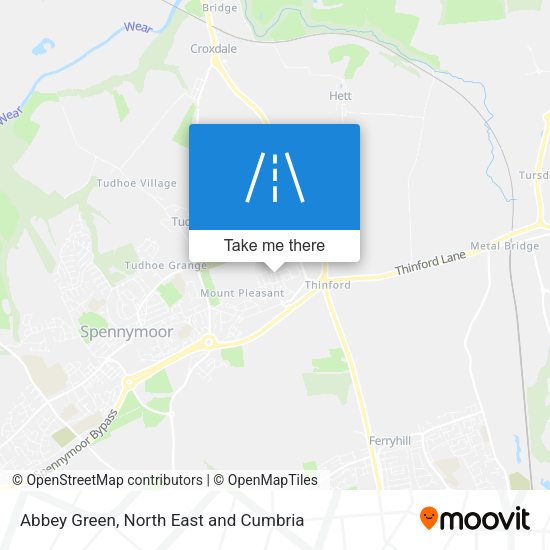 Abbey Green map