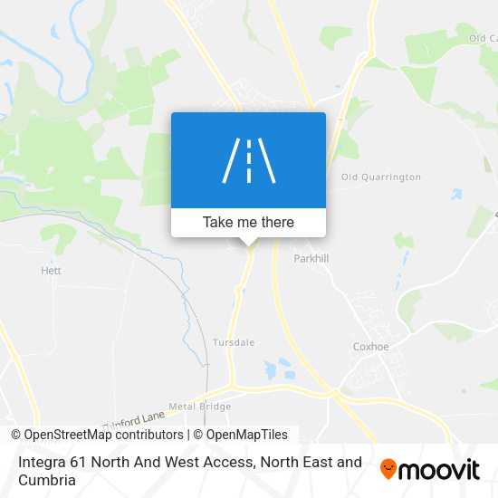 Integra 61 North And West Access map