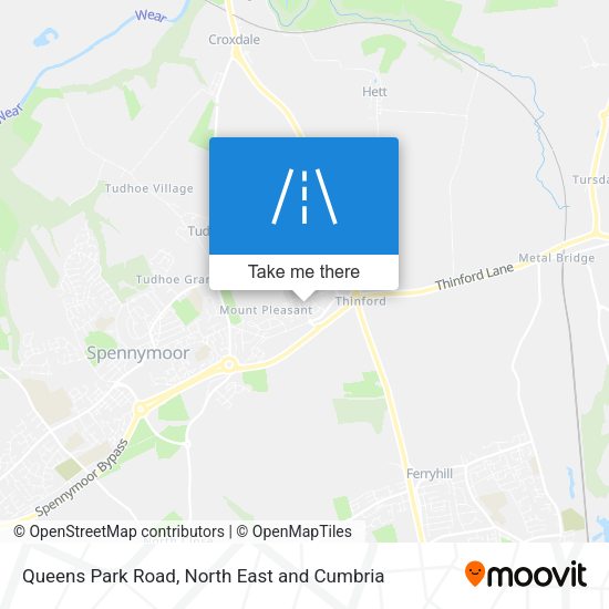 Queens Park Road map