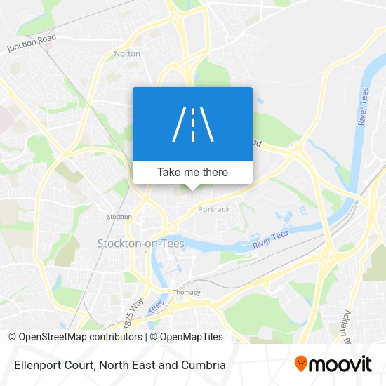 Ellenport Court map