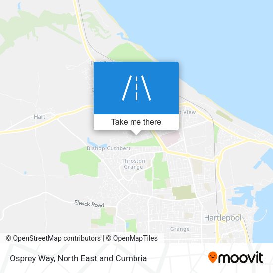 Osprey Way map